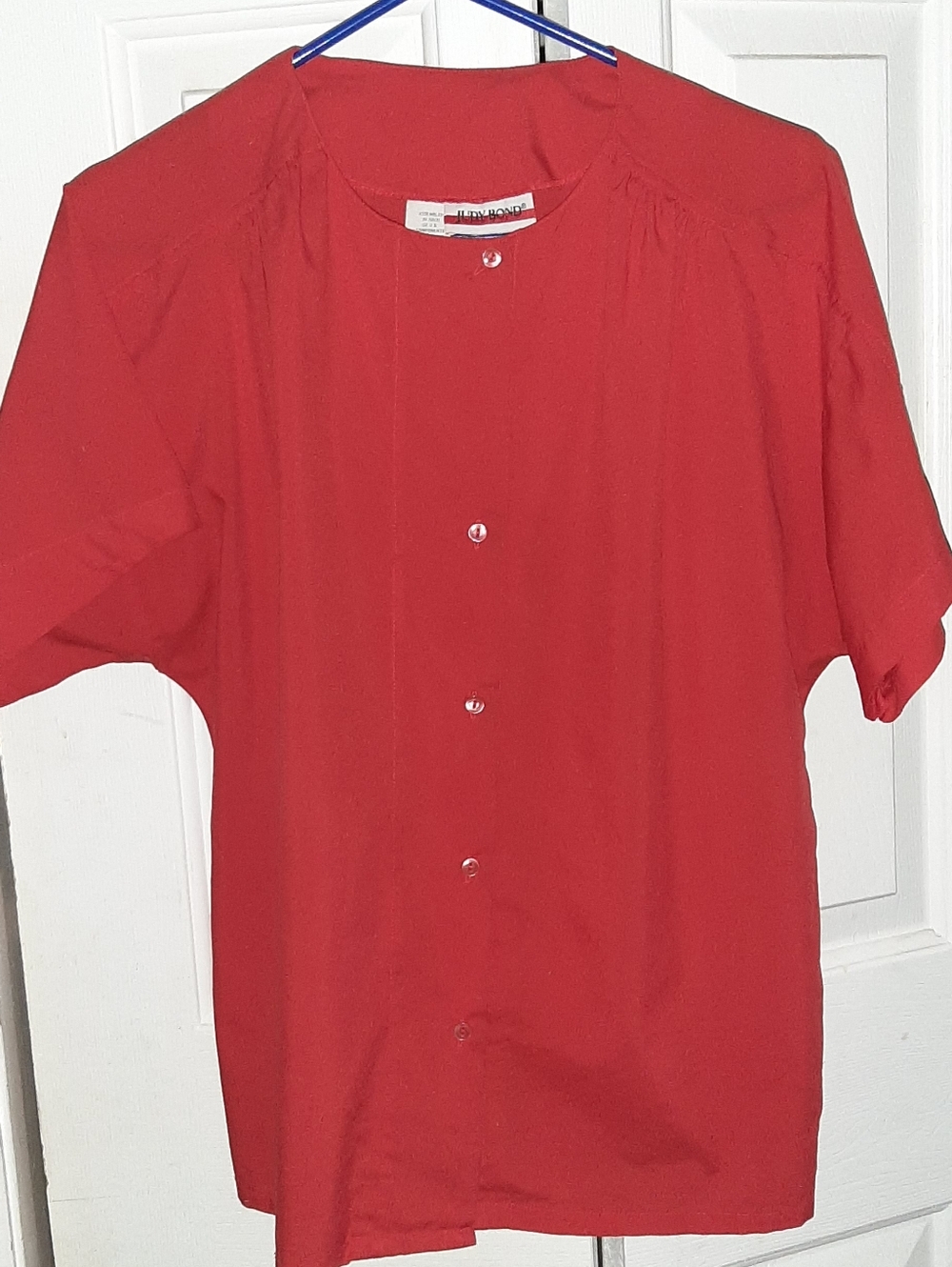 Red Blouse by Judy Bond Size 12